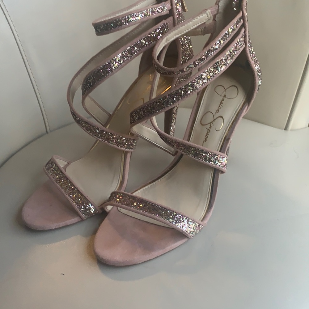 Jessica Stimson glitter heel